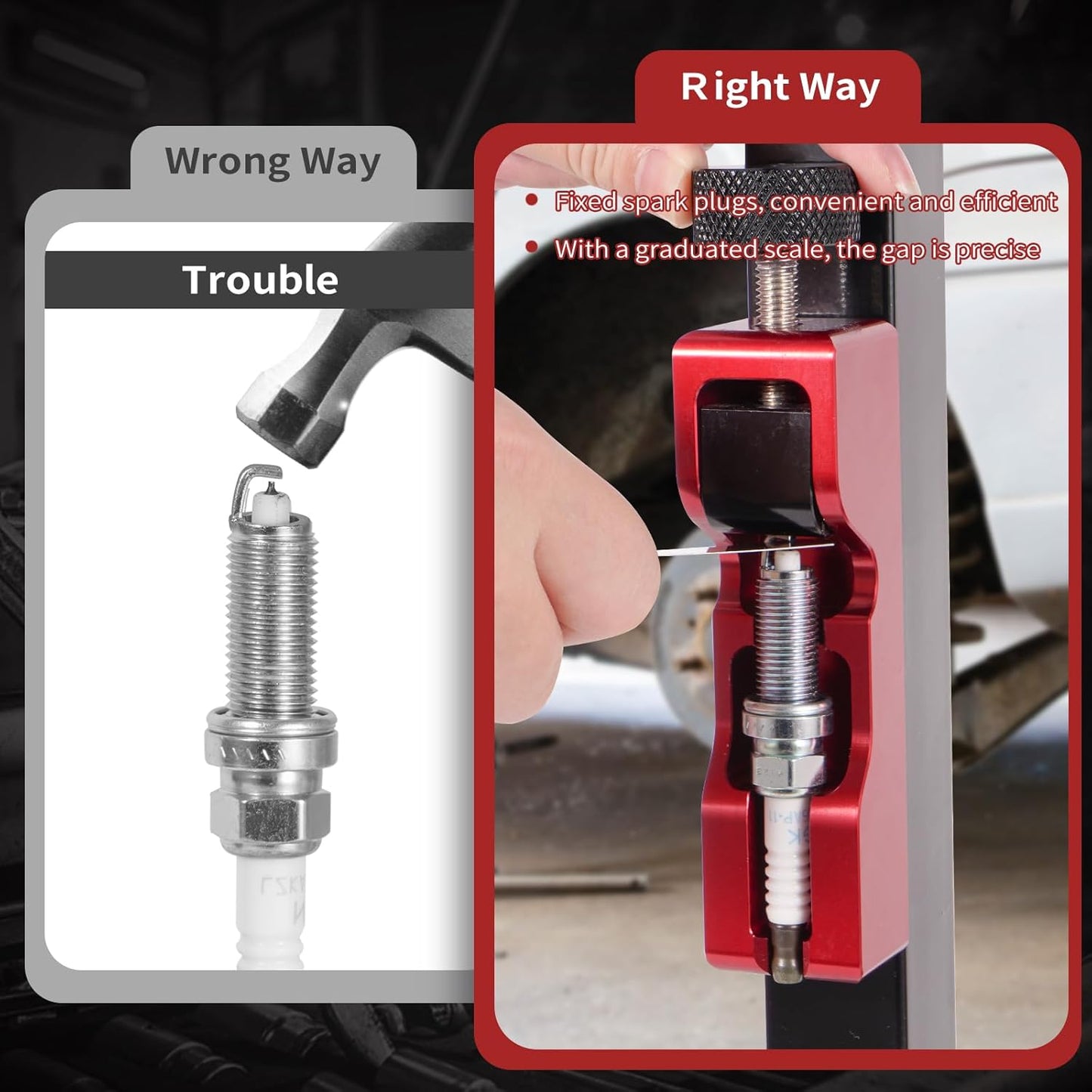 🔥HOT SALE 50% OFF🛠️🚗 Precision Gap Setter for Spark Plugs