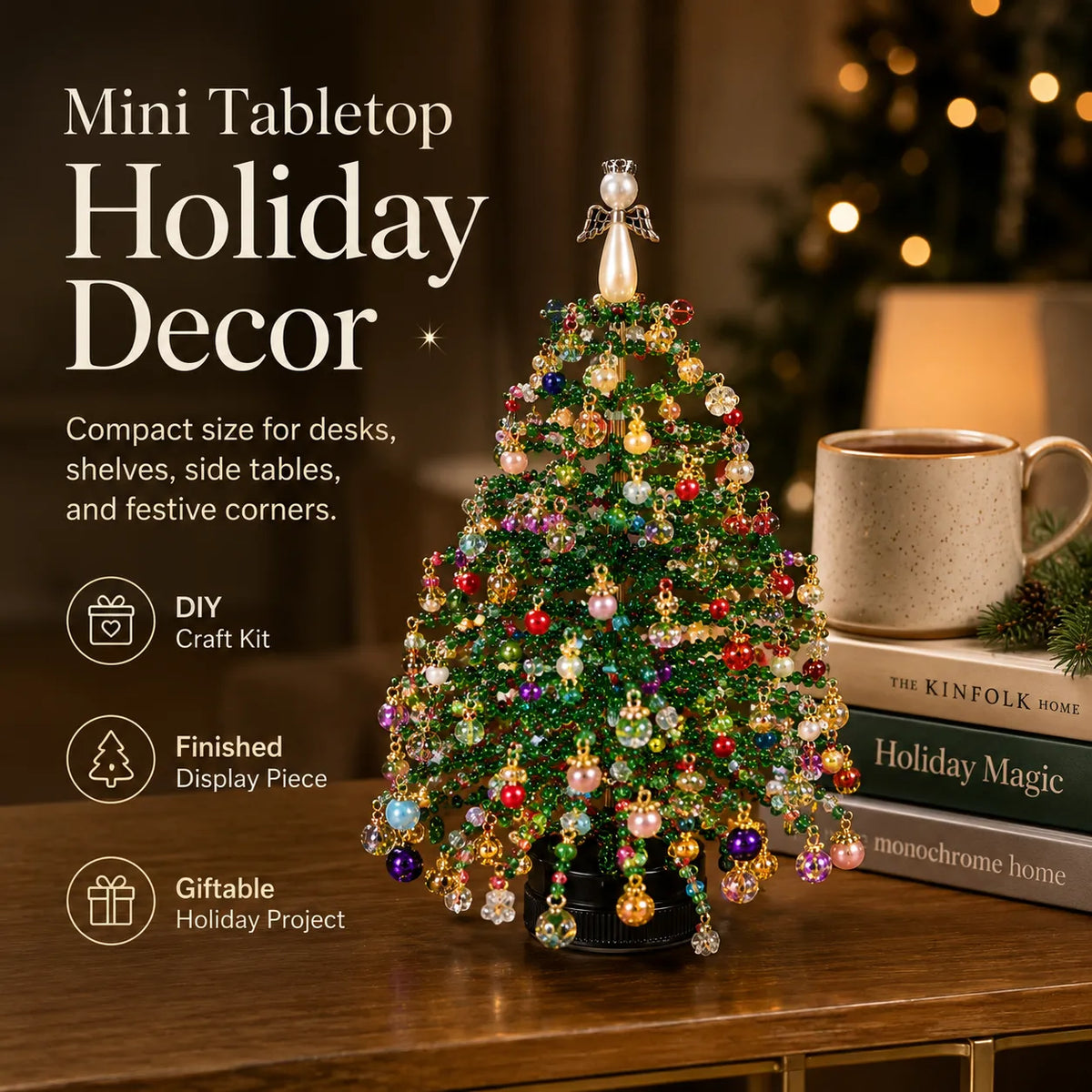 💥Christmas Hot Sale !!! 🎄✨ DIY Beaded Christmas Tree Kit