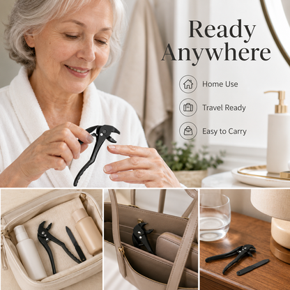 📢📢 Half-Price Offer!!! ⏰ Heavy Duty Curved Tip Toenail Clipper - Long Handle Ergonomic Design for Thick Nails & Seniors