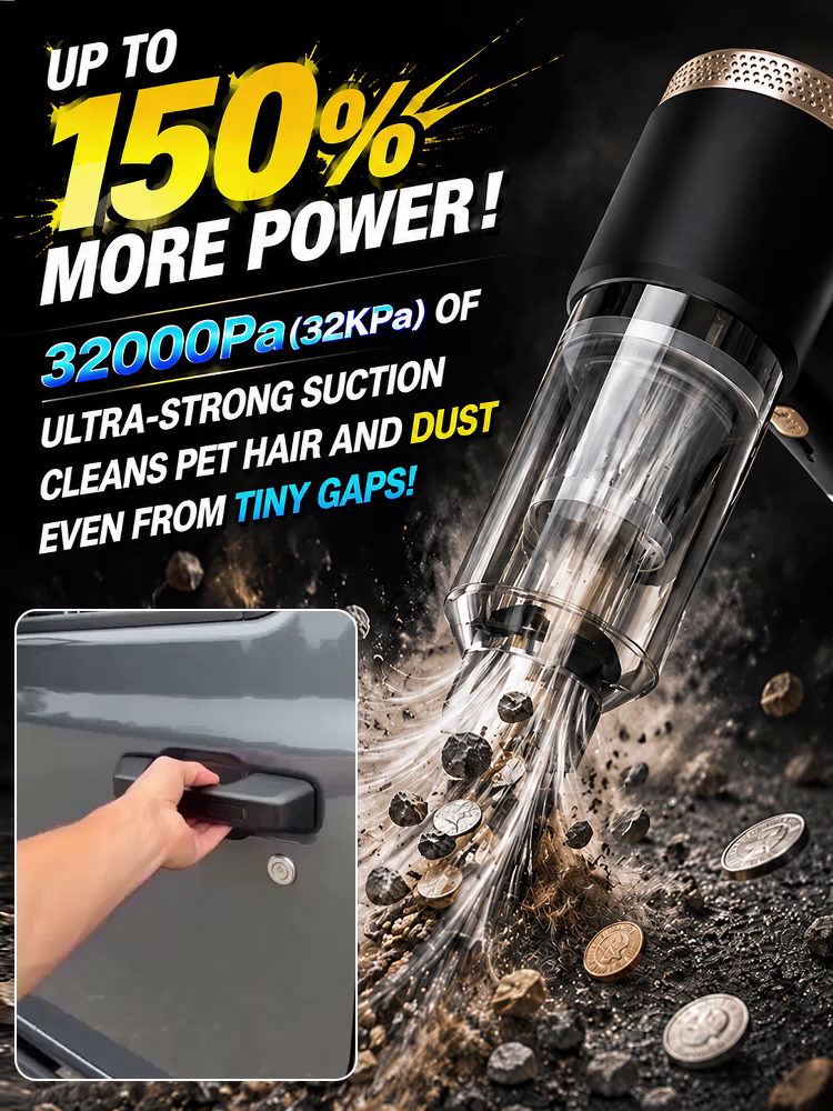 🔥LAST DAY SALE-50% OFF🎁.Act fast!🦈 32,000 Pa Storm Suction-150,000 RPM Industrial Beast.