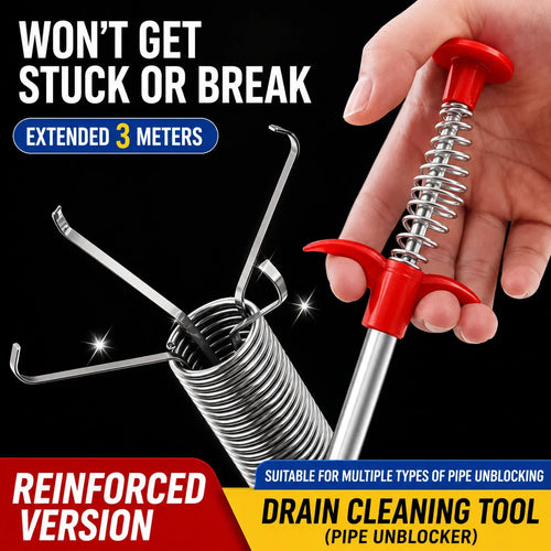 🔥50% off – a hit with German families：Professional Drain Cleaning Tool for Unclogging Kitchen Sinks