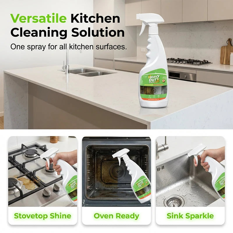 ⏳Buy one get one free for a limited time⏰💞50K+ SOLD!🏆Heavy Duty Kitchen Degreaser Spray