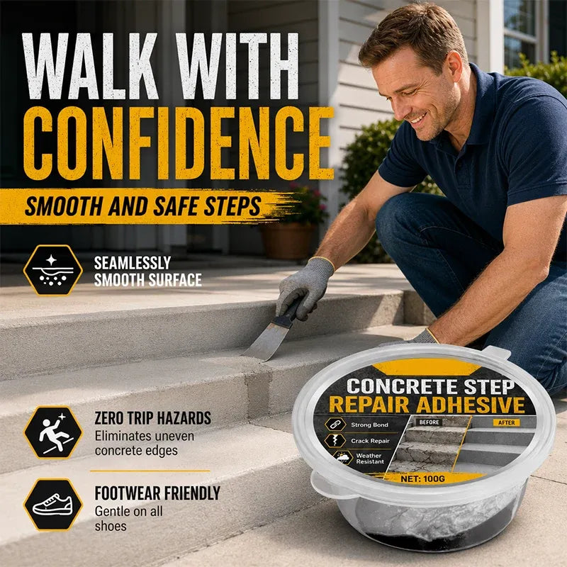 🥳2026 HOT SALE💞🔥Buy 1 Get 1 Free 🔥🧰🛠️ Concrete Step Repair Adhesive