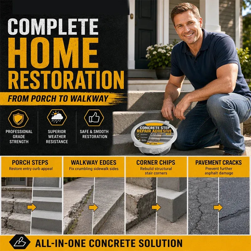 🥳2026 HOT SALE💞🔥Buy 1 Get 1 Free 🔥🧰🛠️ Concrete Step Repair Adhesive