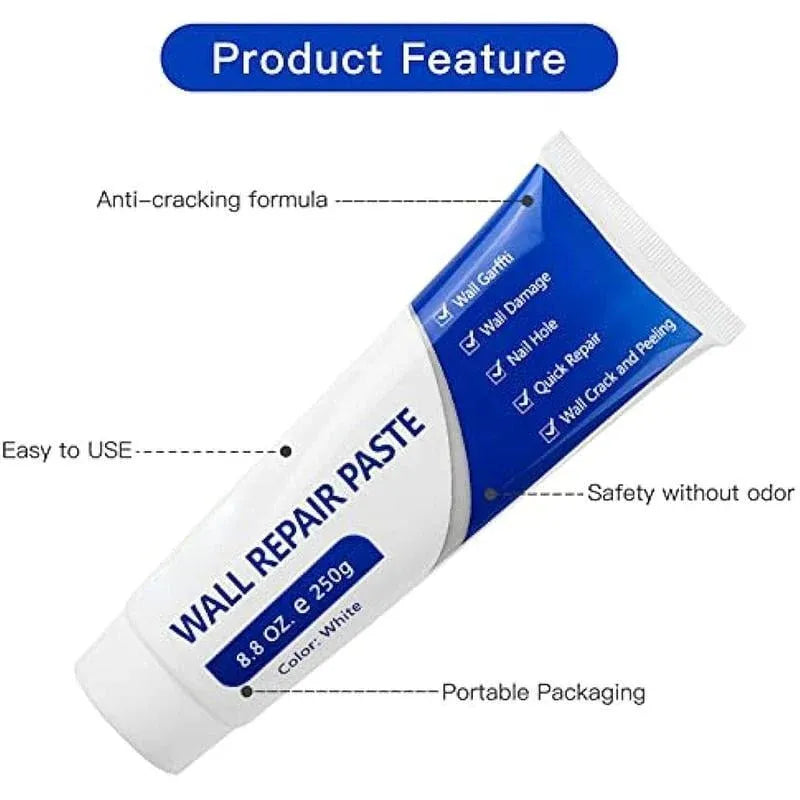 🔥Buy 1 Get 1 Free🔥THE ULTIMATE White Drywall Repair Paint Kit – No Sanding, No Primer, No Mess. Fix Nail Holes, Cracks & Dents in Minutes