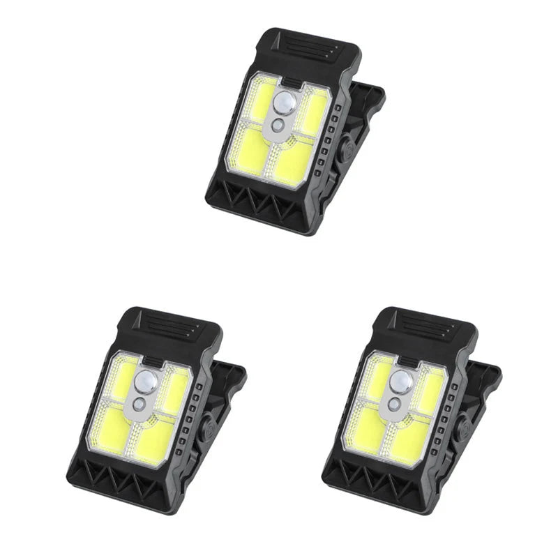 Outdoor Solar Clip Light with Motion Sensor
