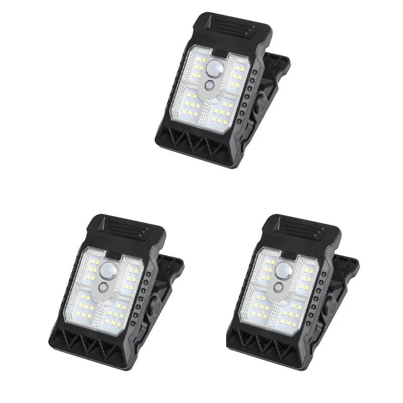 Outdoor Solar Clip Light with Motion Sensor