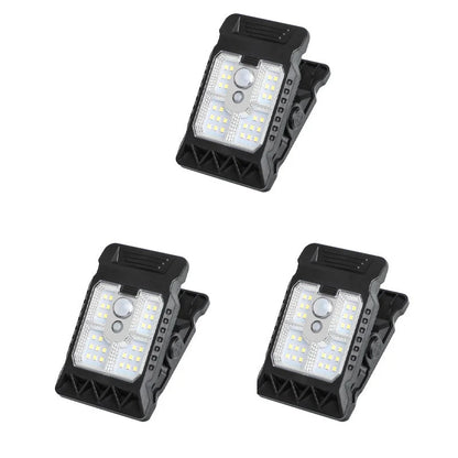 Outdoor Solar Clip Light with Motion Sensor