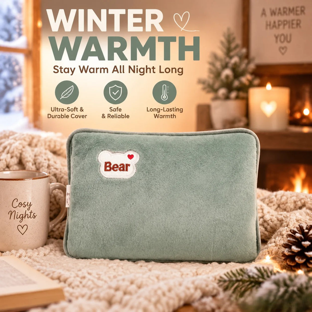 🔥 50% Off ✨ Rechargeable Hot Water Bottle