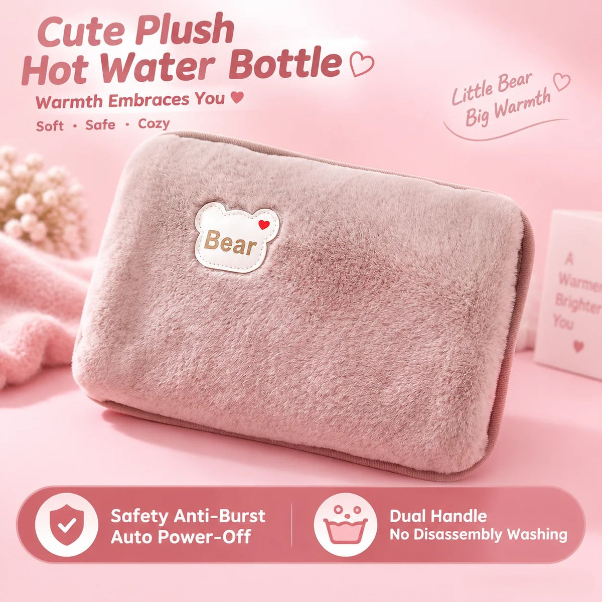 🔥 50% Off ✨ Rechargeable Hot Water Bottle