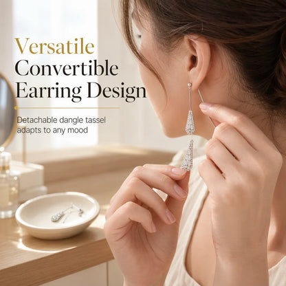 👂50%OFF❣️Women's Gold Plated Elegant Drop Earrings👂