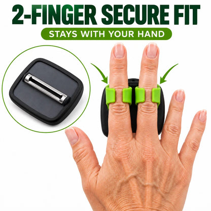🥕 BUY 1 GET 1 FREE! ✌️ Two-Finger Vegetable Peeler – Handy, Compact, Easy To Store 🥒