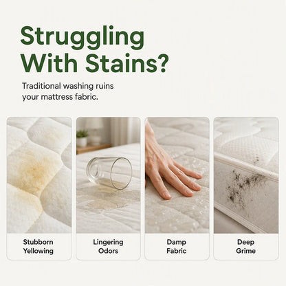 🔥 Last Day 50% OFF 🎉Buy 1 Get 1 Free🔥– No-Rinse Mattress & Upholstery Foam Cleaner 🛏️🧽