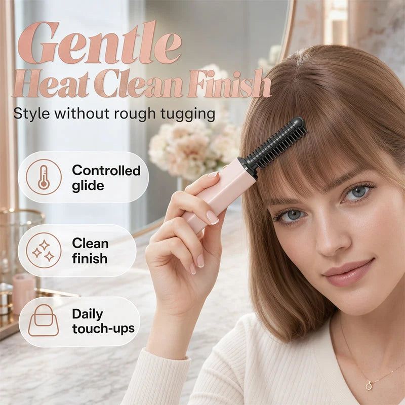 💕Limited-time 50%OFF🎁Portable Bang Styling Comb Bangs Curling Iron