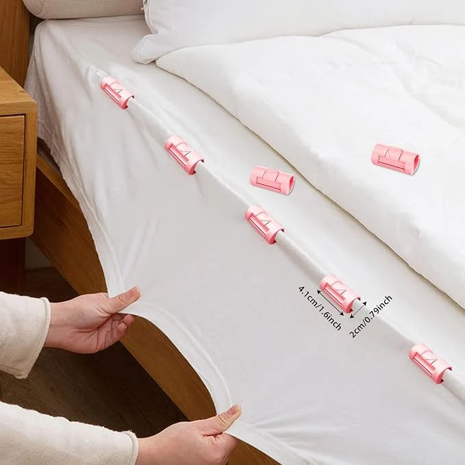 💕Buy 1 Get 1 Free🎁🛏️Smart Bed Sheet Holder Clips-Secure & Easy Fit