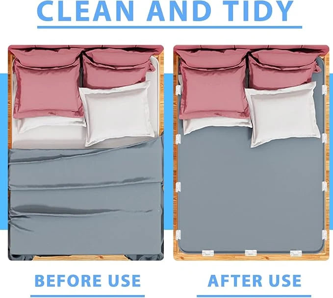 💕Buy 1 Get 1 Free🎁🛏️Smart Bed Sheet Holder Clips-Secure & Easy Fit
