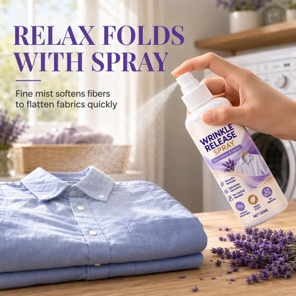 💕Buy 1 Get 1 Free🎁👗Clothing Wrinkle Release Spray No Ironing Clothing Remover Spray