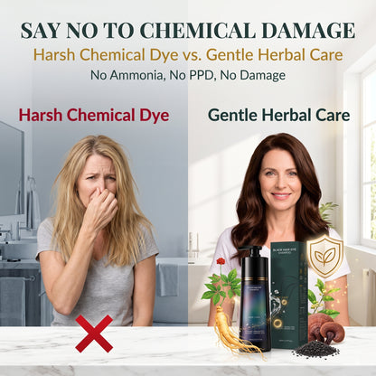 Amazon's best-selling hair dye: a black cap white hair dye, plant-based bubble hair dye, no need to bleach, does not stain the scalp