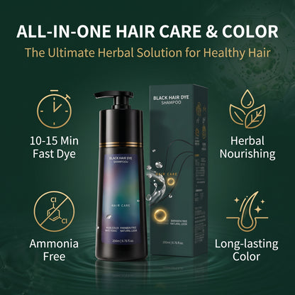 Amazon's best-selling hair dye: a black cap white hair dye, plant-based bubble hair dye, no need to bleach, does not stain the scalp