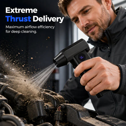 🍂 Limited-Time Buy 1, Get 1 Free ❄️ Cordless Handheld Turbo Blower – Instantly Blast Away Fallen Leaves and Snow!