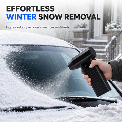 🍂 Limited-Time Buy 1, Get 1 Free ❄️ Cordless Handheld Turbo Blower – Instantly Blast Away Fallen Leaves and Snow!