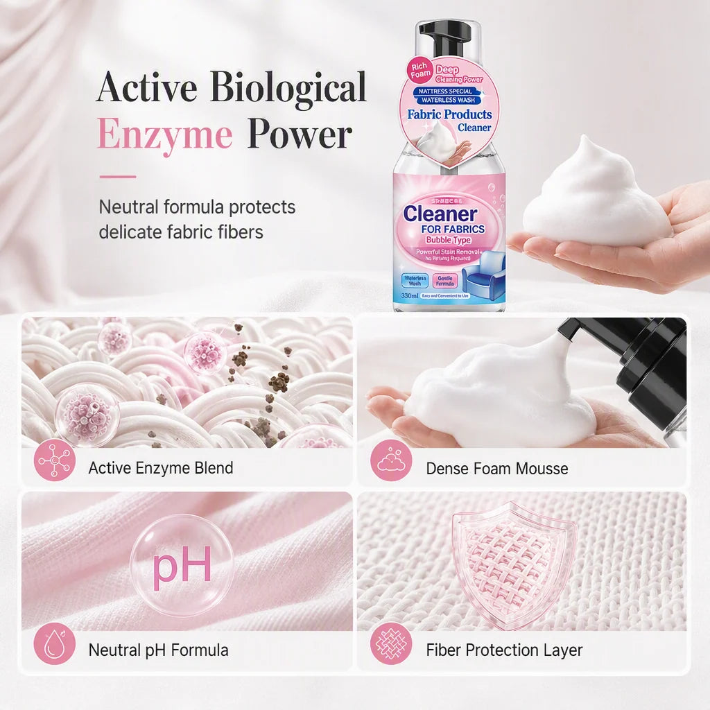 🔥50%OFF✨🎁Waterless Fabric Foam Cleaner