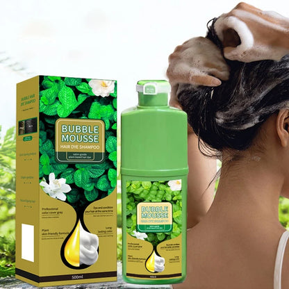 🌿💇‍♀️500ML Long-Lasting Plant-Based Foam Hair Dye