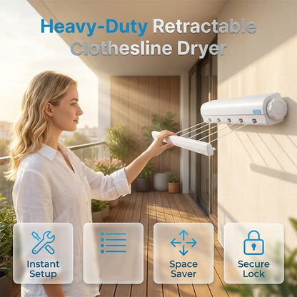 🔥2026 HOT SALE🔥Retractable Multi-Line Clothesline Dryer