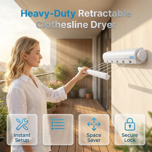 🔥2026 HOT SALE🔥Retractable Multi-Line Clothesline Dryer