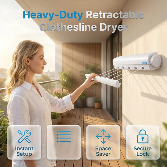 🔥2026 HOT SALE🔥Retractable Multi-Line Clothesline Dryer