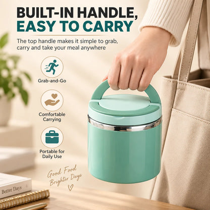 ⚡Limited-time 50%OFF🍛Insulated Stainless Steel Lunch Container with Carry Handle