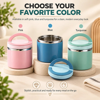 ⚡Limited-time 50%OFF🍛Insulated Stainless Steel Lunch Container with Carry Handle