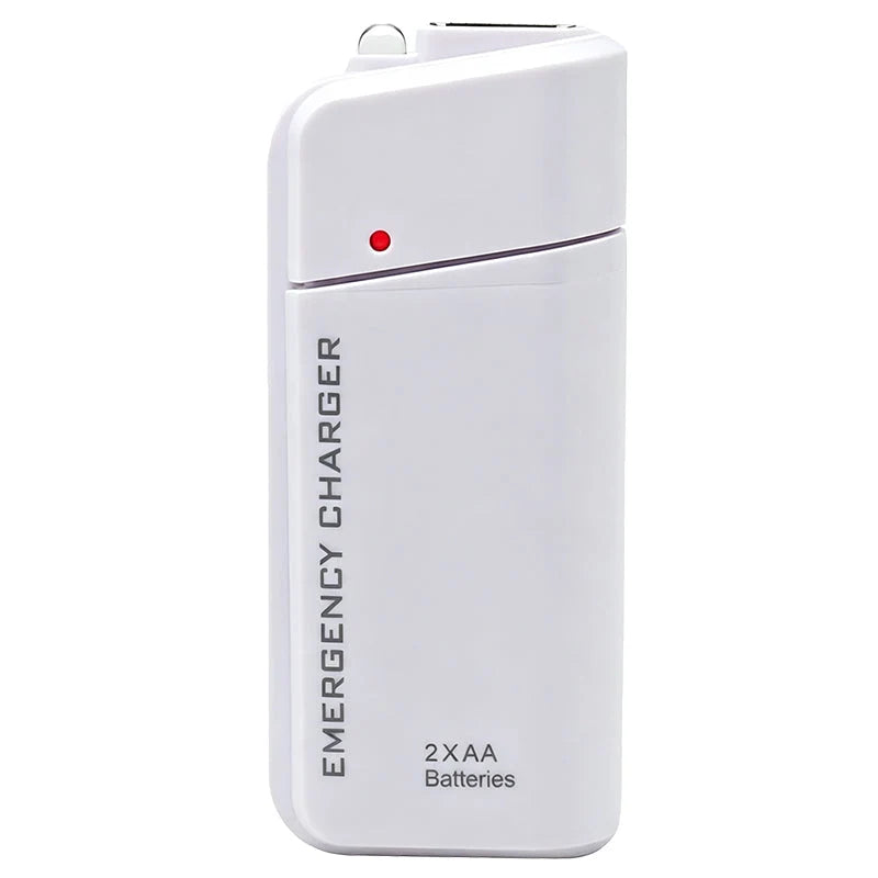 🔋 Portable emergency mobile phone charger ⚡ powered by AA batteries