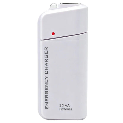 🔋 Portable emergency mobile phone charger ⚡ powered by AA batteries