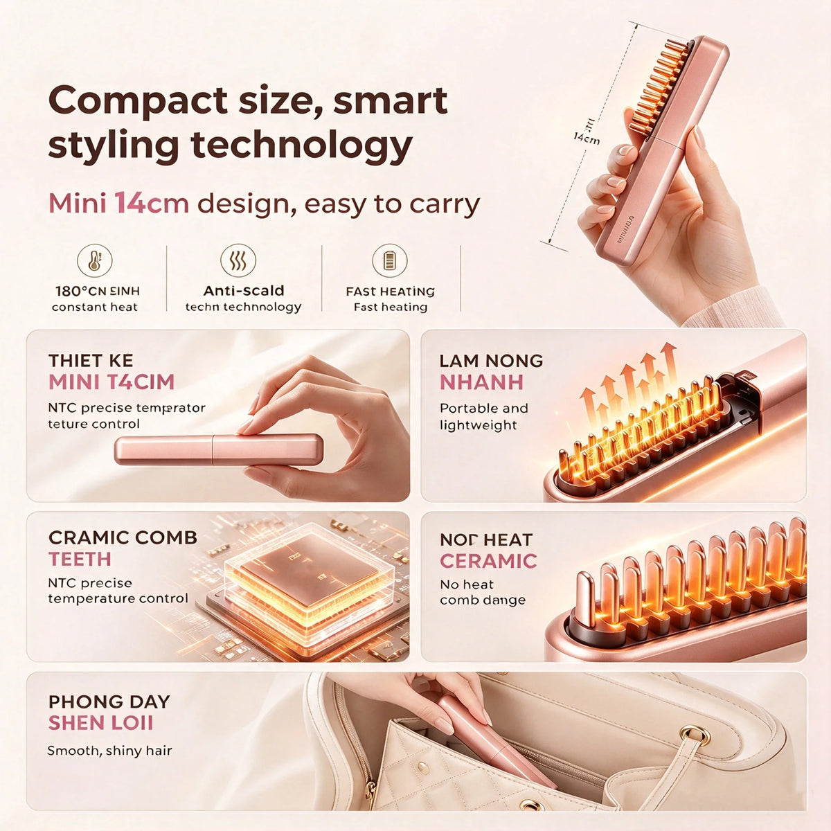 ❤️ An Essential Must-Have 💁‍♀️ Wireless Portable Curling Iron