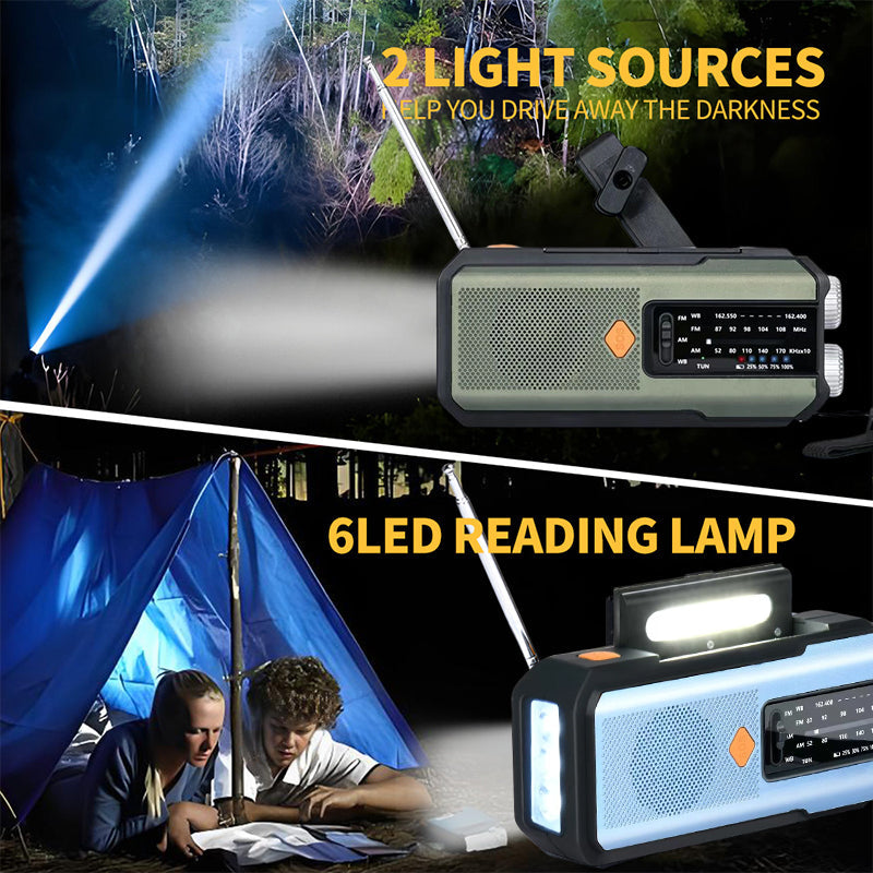 🔥 50% Off ✨Solar Hand-Crank Emergency Weather Radio