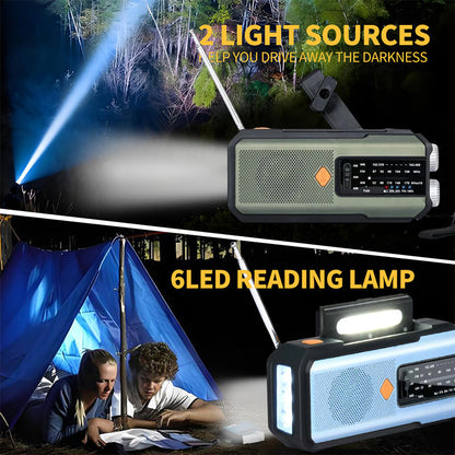 🔥 50% Off ✨Solar Hand-Crank Emergency Weather Radio