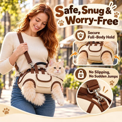 🐾✨Hands-Free Pet Sling & Harness Carrier
