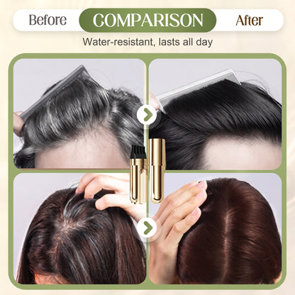 Convenient 2-in-1 Hair-Coloring Comb for Covering Gray Hair