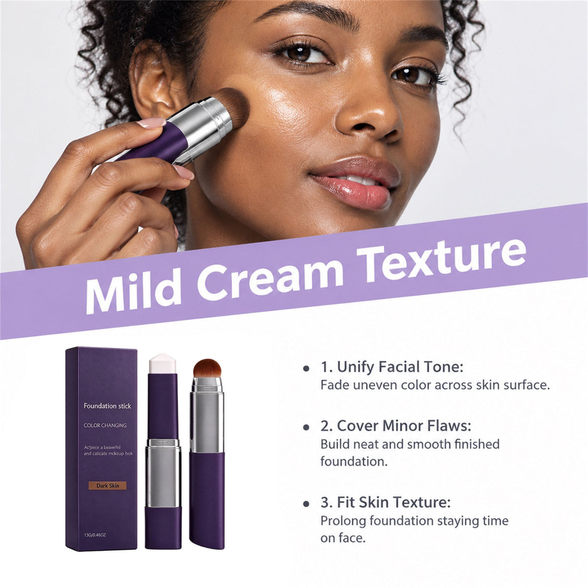 🎨✨2-in-1 Dual-Ended Foundation Stick