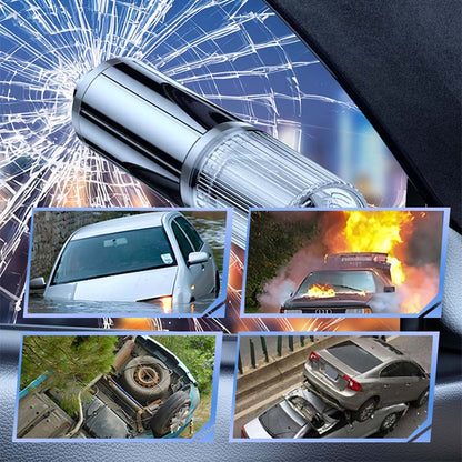 🚗🚨Emergency Car Window Breaker Seatbelt Cutter Tool