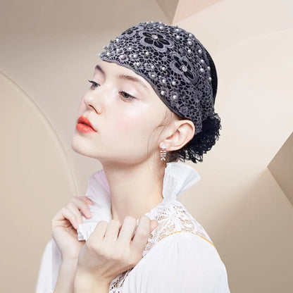 🔥BUY 1 GET 1 FREE🔥Ladies Floral Lace Headscarf