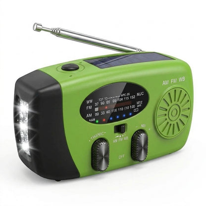 ⚡Limited-time 50%OFF🍛Multifunctional Portable Solar Emergency Radio – Power Bank, Hand Crank & Weather Alert for Outdoor & Crisis Preparedness
