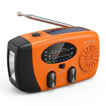 ⚡Limited-time 50%OFF🍛Multifunctional Portable Solar Emergency Radio – Power Bank, Hand Crank & Weather Alert for Outdoor & Crisis Preparedness