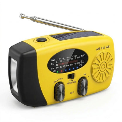⚡Limited-time 50%OFF🍛Multifunctional Portable Solar Emergency Radio – Power Bank, Hand Crank & Weather Alert for Outdoor & Crisis Preparedness