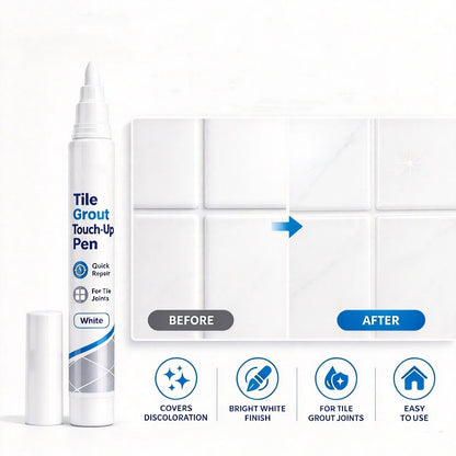 🧱 Limited-Time Buy 1, Get 1 Free 👉 White Tile Grout Repair Pen