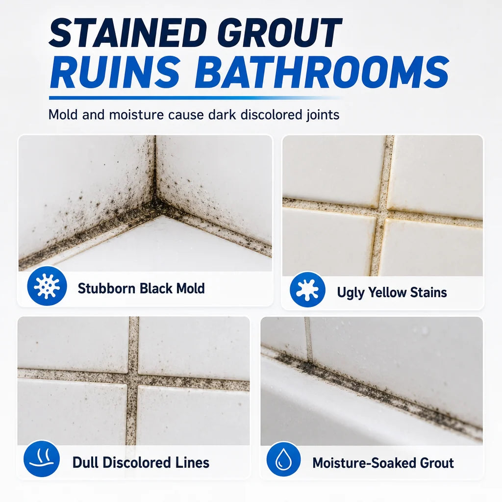 🧱 Limited-Time Buy 1, Get 1 Free 👉 White Tile Grout Repair Pen