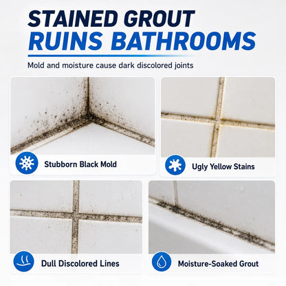 🧱 Limited-Time Buy 1, Get 1 Free 👉 White Tile Grout Repair Pen