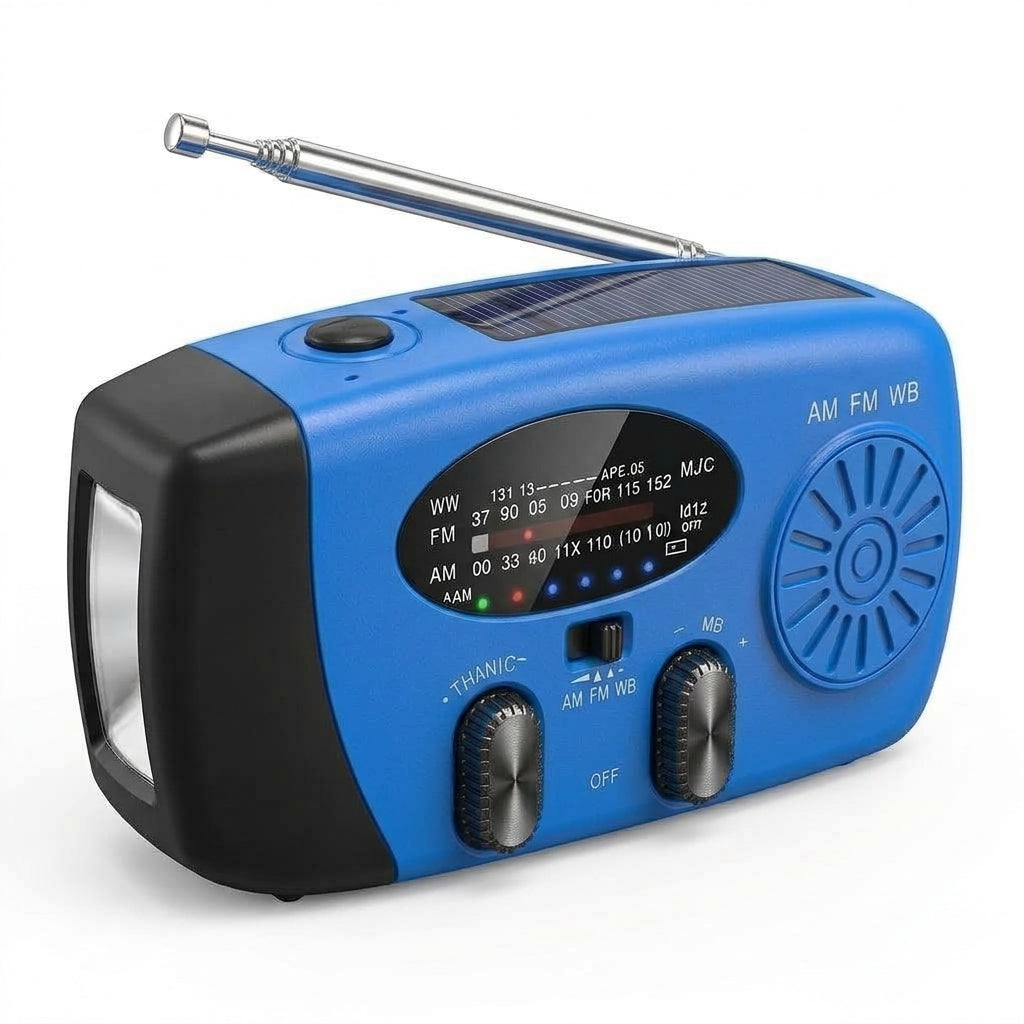 ⚡Limited-time 50%OFF🍛Multifunctional Portable Solar Emergency Radio – Power Bank, Hand Crank & Weather Alert for Outdoor & Crisis Preparedness
