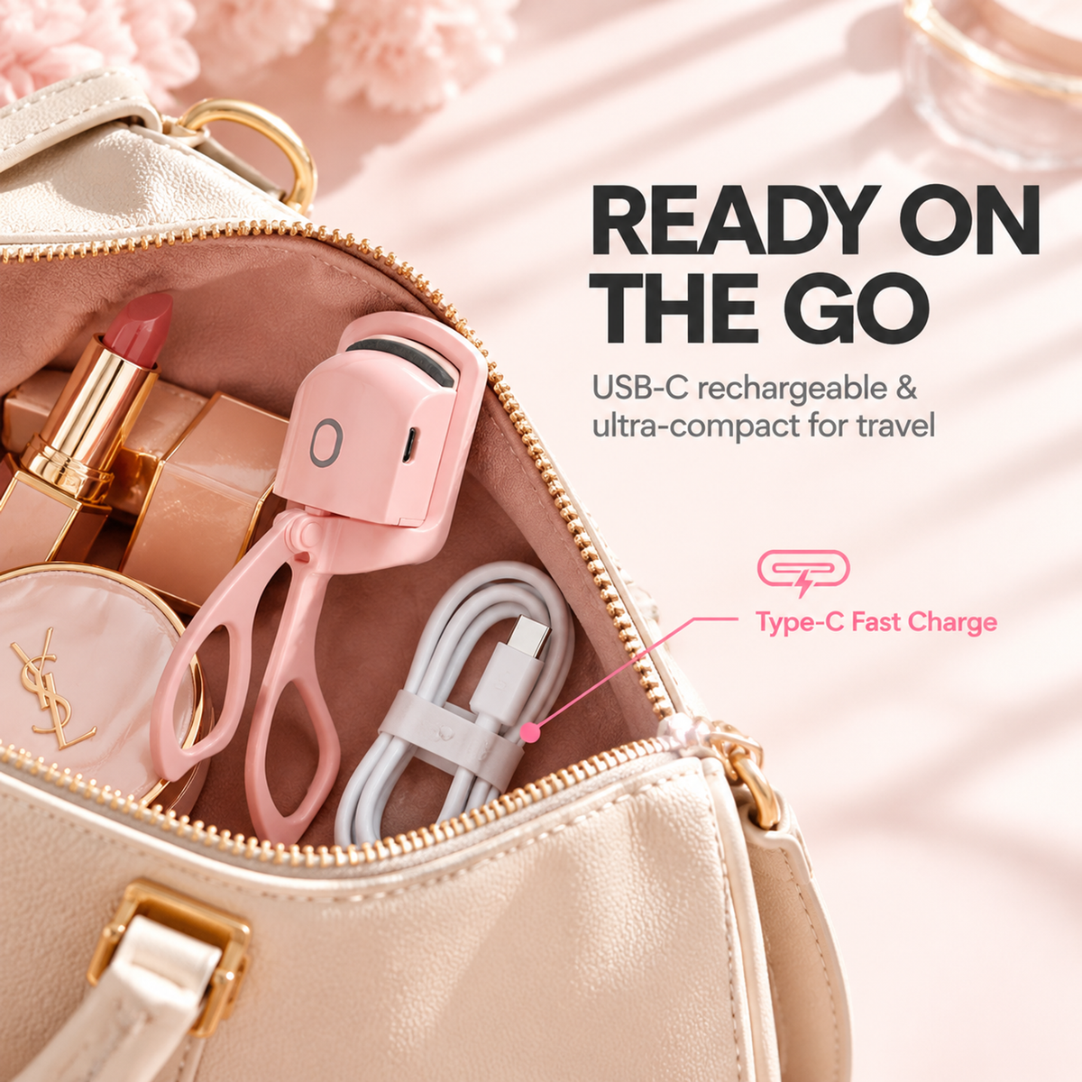 ⏳Buy one get one free for a limited time⏰Electric Eyelash Curler: Heats, Curls, and Sets in One Step